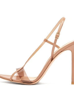 2025 Summer Elegant Nude Stiletto Heel Sandal for Women Open Pointed Toe Strappy Heeled Sandal PU Insole Ladies High Heels Shoes