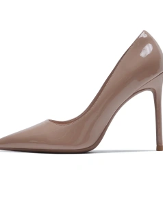 Women's Patent Leather Single Shoes 6-10cm Pointed Shallow Mouth Soft High-heeled Shoes Paired with Summer Formal Party Shoes