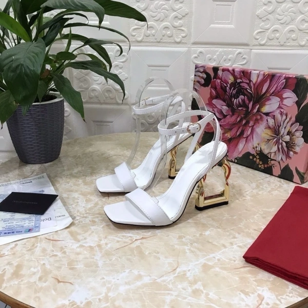 DG New Casual Cowhide Women's Shoes Sandals High Heels Party Banquet Date