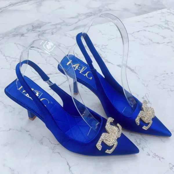 French Fashion Baotou Low-heeled Sandals Summer Commuting Joker Pointed Stiletto Shoes Leisure Work Outdoor Shopping. - Image 6