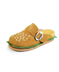 Leather Hamburg Birken Shoes, Thick Soles, Full Baotou Semi-slippers, Lazy People, One Pedal, Men and Women Wearing tide Bo.