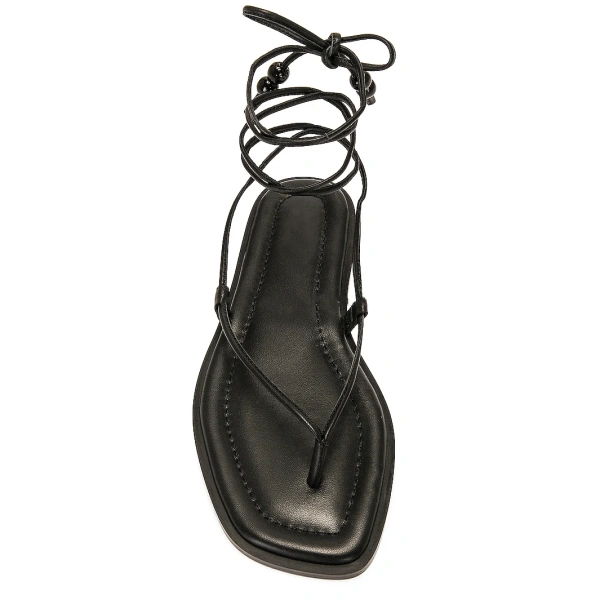 European and American New Lace up Women's Flat Soft Shoes, 2025 Summer Hot Fashion Casual Beach Student Women's Shoes - Image 4