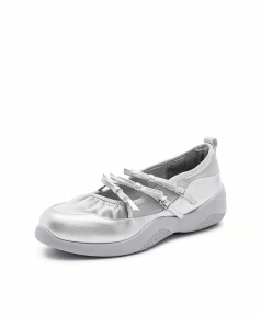 Cowhide ~ Ballet Shoes Bow Sports Casual Mary Jane Shoes