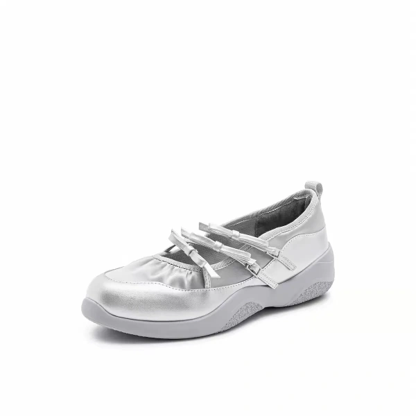 Cowhide ~ Ballet Shoes Bow Sports Casual Mary Jane Shoes