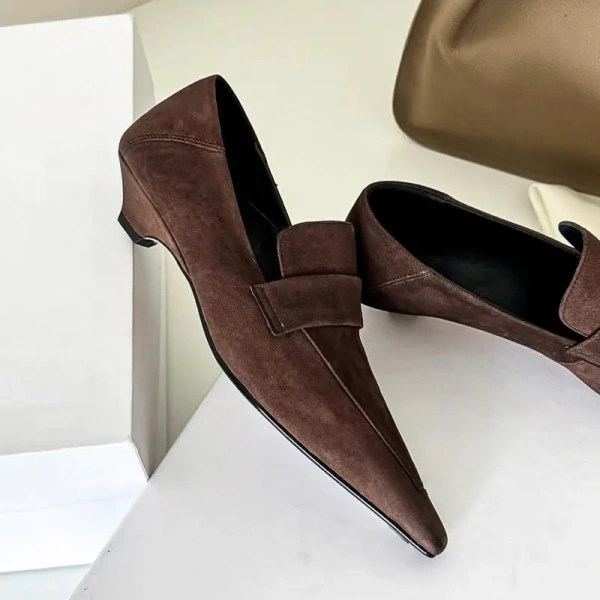 2025 European American Workplace Low Heeled Shoes Are Versatile Advanced Feeling Feeling Commuting Casual Soft Soled Fule Shoes - Image 6