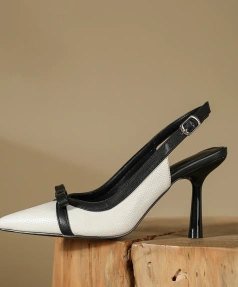 New Summer Pointy Toe One Word Buckle Strap Sandals Women's Sense of Spicy Girl Fashion Back Hollow Fine High Heel Work Shoes