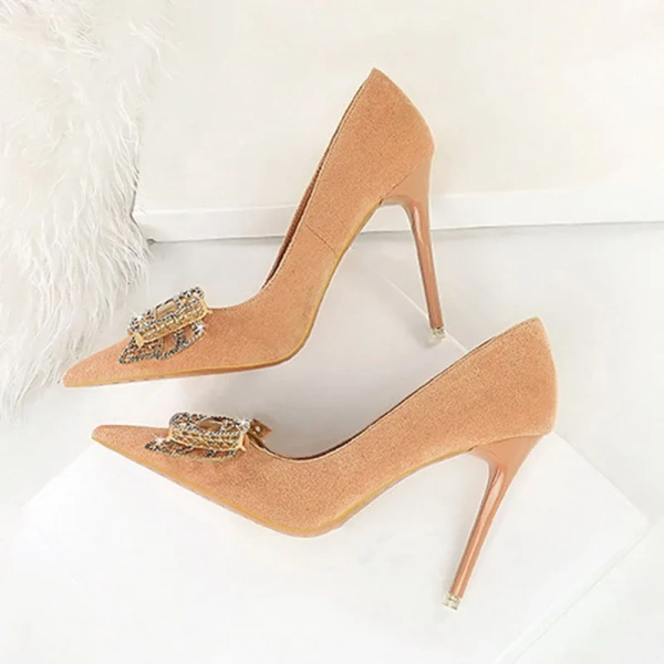 Simple Show Shallow Mouth Pointed Hollow Sexy Daily Dating Club Outdoor Career Female Sandals - Image 5