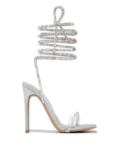 2025 European and American Summer New Fashionable Casual Personalized Spicy Girl Sexy Strap Square Head Stiletto Sandals