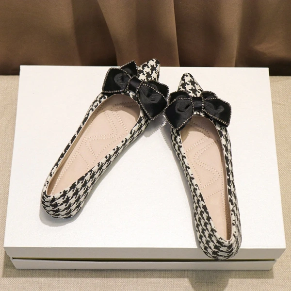 2025 Summer New Fashion Sweet Pointed Toe Shallow Mouth Women's Shoes Comfortable Casual Commuter Career Work Shoes - Image 6
